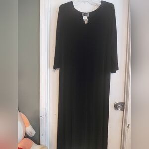 Slinky Brand Black Maxi Dress